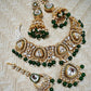Royal Emerald Kundan Semi-Bridal Necklace Set