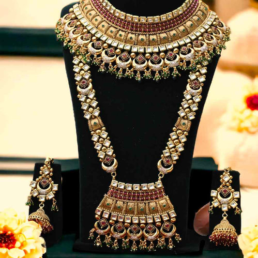Padmavati Rajwadi Bridal Necklace set